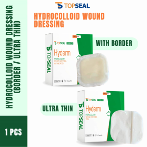 Topseal Hyderm Dressing Hydrocolloid 10x10cm (1pcs) | Sterile | Thin / Border Type