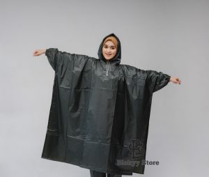 Jas Hujan Ponco Celana Polosan Bahan Karet Anti Rembes Raincoat Motor