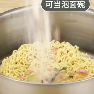 DAILY DEALS99 HIGH QUALITY 5pcs Fresh Box Mixing Stainless Steel Food Storage Bowl | Airtight Lids Non Slip Nesting Whisking Bowls Set