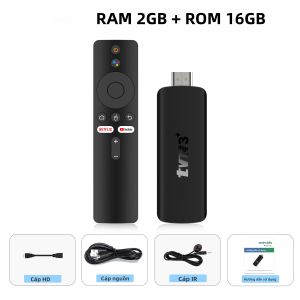 Đầu Thu Truyền Hình LVMAO TVR3+ Android 14 HDR 10 4K Với Điều Khiển Bằng Giọng Nói Rockchip RK3518 Wifi 6 Kép BT5.0 Dành Cho Hệ Thống Giải Trí Gia Đình Xem Netflix Và Chơi Game