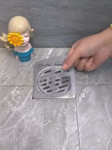 【10Pcs in 1Pack】Disposable Floor Drain Filter Sticker Pelekat Saliran Lantai Anti-blocking Hair Catcher Insect-Proof Sewer Cover Kitchen Bathroom Floor Sink Strainer Patch