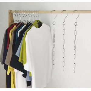 Dây xích inox treo móc quần áo đồ đa năng thông minh giúp tiết kiệm 90% diện tích tủ -Lumbley