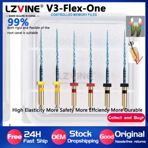 6Pcs/Box 21/25/31mm Dental Reciprocating Blue Endodontic Files R25/40/50 Only One Engine Use Niti Rotary Root Canal Files Drills