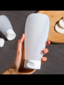 Chai Du Lịch PE Di Động 1 Cái Hộp Đựng Tắm Mặt Có Thể Bóp Linh Hoạt Chống Rò Rỉ Trong Suốt Mờ 60ml/100ml Dễ Sử Dụng
