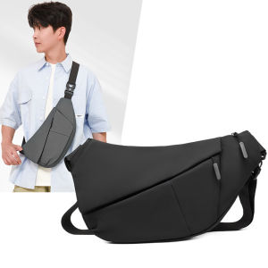 Men Chest Bag Motorcycle Commuting Hiking Cycling Running Crossbody Bags Casual Outdoor Travel Sports Phone Shoulder Pouch