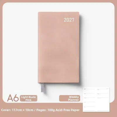 Portable Schedule Book for Time Management Study and Self-discipline