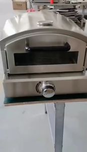 WEIAIBLD Commercial Gas Type Pizza Maker Machine 2 layer pizza oven Stainless Steel Pizza Oven Portable Gas Powered Pizza Oven Special Baking Machine 12 Inch Pizza Oven