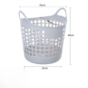 Large Capacity Laundry Hamper Bathroom Dirty Clothes Basket Home High Aesthetic Toy Storage Basket Dirty Clothes Storage Basket