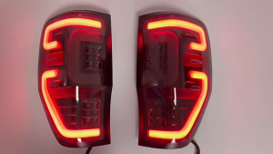 Ford Ranger Upgrade Tail Light for Ranger XLT XLS XL Wildtrak/Raptor T6 T7 2012-2022 V-land LED Smoke Type Taillight assembly Set