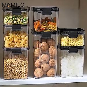 MAMILO Kontainer Storage Jar Akrilik Tutup Klip Kedap Udara Acrylic Container Jar 0005