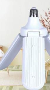 45W LED foldable fan blade light bulb LED lights 3 leaves lights E27 power saving energy saving cool lightBINLU