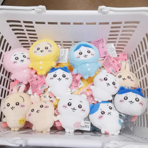 Bandai | Hot Pajama Plush Keychain Cartoon Usagi Hachiware Usachi Doll Pendant Toy in Stock Soft Plush Doll Gift