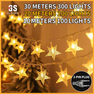 10M-20M-30M LED Star Fairy String Lights Lamp Christmas Wedding Party Garden Decor Tent Lights
