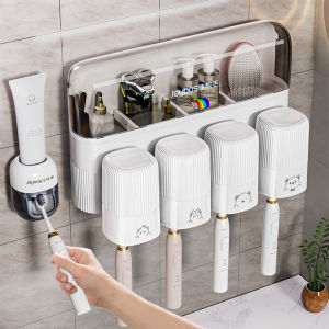 Joybos | Giá Đựng Đồ Không Cần Khoan Treo Tường Cho Bàn Chải Răng và Cốc