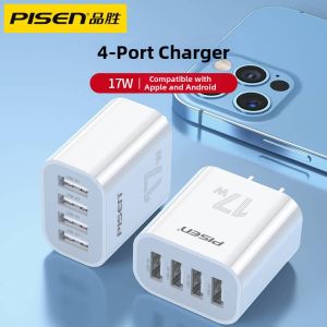 pisen | Fast Charging Multifunctional Charger 2 Port 3 Port