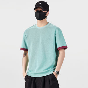 Stylish Color-blocking Men T-Shirt