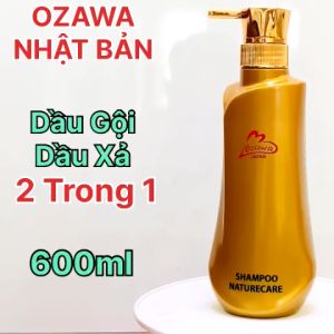 Dầu Gội Dầu Xả 2Trong1 OZAWA Nhật Bản tóc ống mượt sạch gàu ngứa ngăn rụng tóc