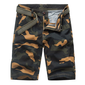 Fashion Casual Camouflage Sports Shorts Youth Popular Loose Fit Ant Wrinkle Processing Other Casual Scenes Straight Leg Short Pants