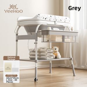 YeeHoO KIDS | Changing Diaper Massage Grooming Multi-function Baby Care Table with Bathtub