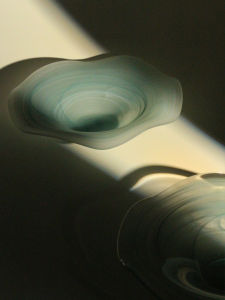 Modern Simple Designer Cloud Mist Fruit Salad Bowl Living Room Tea Table Decoration Accessories Pure Handmade Chinese Style