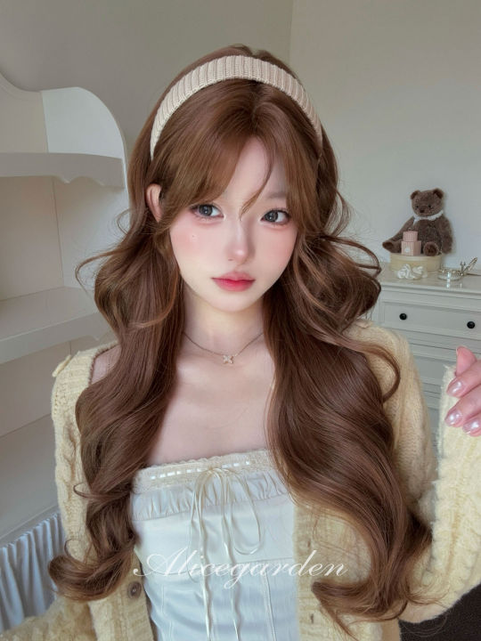 alice garden | Lolita JK Style Medium Wave Full Head Wig Long Hair