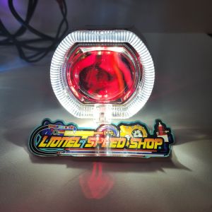 Lampu projie biled 25watt Light maker lampu led billed lensa cut off 2.5 inch angel eye devil eye