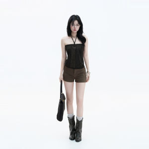 Melan Style Studs Decoration T-Shirt Fitted