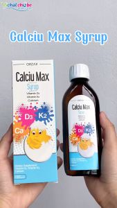Canxi hữu cơ Calciu Max Syrup giúp bé phát triển chiều cao tối ưu | Nhập khẩu chính hãng Châu Âu