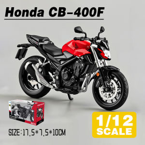 LEO 1:12 Honda CB400F Motorcycle Diecast Model Car Alloy Cars Toys Collection Gift For Kids Boy Girl