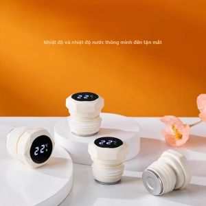 GIANXI Nước Nóng Cắm Thực Phẩm Nhựa Cao Cấp Thép Không Gỉ Với Màn Hình Hiển Thị Nhiệt Độ Thông Minh Cách Nhiệt Nồi Chặn Cho Gia Đình Sử Dụng