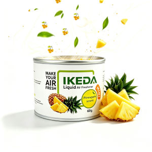 IKEDA 60g Liquid Air Freshener Car Perfume Long Lasting Odor Eliminator Home Office Deodorant Fragrance