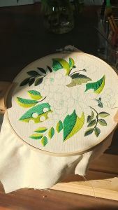 ❤️สอนฟรี ชุดปักผ้าลายดอกไม้ แถมสะดึงและที่สนเข็ม งาน DIYชุดปักมือใหม่‼️Embroidery Set Beginner 🌺มีคำแนะนำภาษาไทย จาก กทม