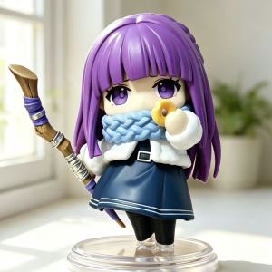 Bandai | Fern Winter Outfit Anime GK Model Figurine Trendy Toy Statue Merchandise Table Decoration Birthday Gift Popular Item