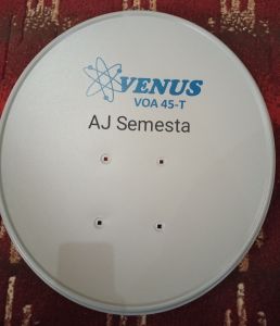 Dish Only Ku Band 45cm Warna Abu-Abu Merk Venus