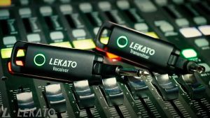 LEKATO WS-70 Wireless Guitar System Rechaegeable Wireless Transmitter and Receiver For Bass Guitar Electronic Instrument