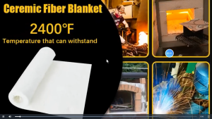 PHYHOO Ceramic Fiber Insulation Fireproof Insulation Blanket-Wood Stove Baffle Fireplace Chimney