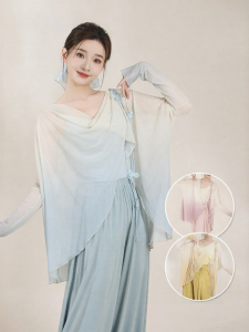 LEAF DANCE | Trang Phục Múa Đầm Dạng Xõa Lỏng Màu Đèn Bóng