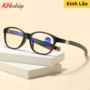 Kính lão thời trang cho người trung niên phong cách cổ điển Chất liệu gọng TR90 tròng chống ánh sáng xanh MÃ Y5101 - kheshop