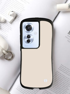 OPPO Reno11A Phone Case Silicone Anti-Fall Matte Finish Fashionable Business Style Full Edge Protection Mens Simple Creative Heat Release