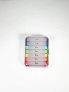 Weekly Pill Organizer 2 Times A Day Compact AM PM Pill Box Large Pill Container for Medication Vitamins Fish OilsSupplements