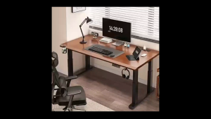 👉Free Installation👈  [SG STOCK] Electrically adjustable desk dual motors four columns computer desk home desk