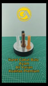 Karet PenCabut Bulu Ayam Grosir Plucker Orange Lentur Bahan PVC