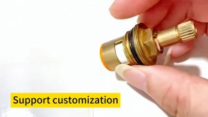 5PCS Universal Replacement Tap Valves Brass Ceramic Disc Cartridge Inner Faucet Valve for Bathroom