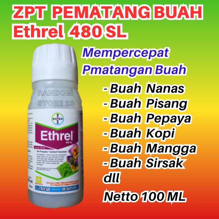 ETHREL 480 SL Pematang Buah dan Zat Pengatur Tumbuh 100ML