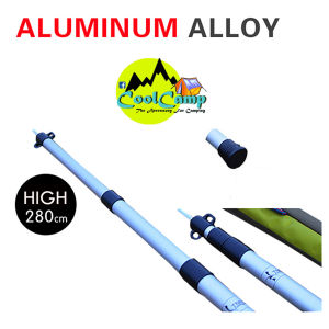 เสา Flysheet TNR ปรับระดับ น้ําหนักเบา พร้อมกระเป๋า 1 ชุด มี 2 ต้น