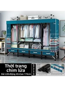 MOLORE | Tủ Quần Áo Gấp Đơn Giản Khung Thép
