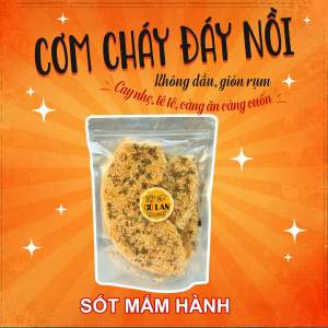 [Mua 3 Tặng 1] Cơm Cháy Đáy Nồi Tam Vị Bếp Cô Lan Túi 250G - Tặng Kèm 50g Sườn Non Chay Sấy Giòn