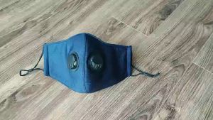 khẩu trang vải 2 van thở chuyên dụng 1 chiều có dây điều chỉnh