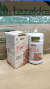 TAZAKKA Kapsul Ekstrak Jahe Merah 60 Pil Jamu Herbal Asam Lambung Maag Pegal Linu Anti Radang