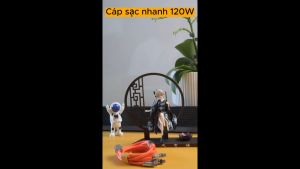 Cáp Sạc Đa Năng Nhanh 120W 6A SNOWLIGHT Chính hãng Dây sạc điện thoại 3 đầu cho nhiều loại điện thoại
